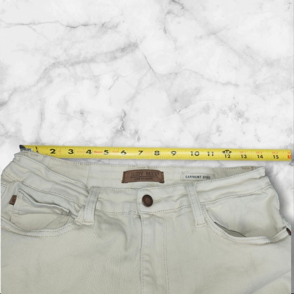 Judy Blue Garment Dyed Eide Leg Crop Jeans - Picture 6 of 8